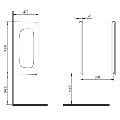 Bocchi Taormina Arch Pisuvar Üstten Su Girişli Mat Petrol Mavisi - BOCCHI (1)