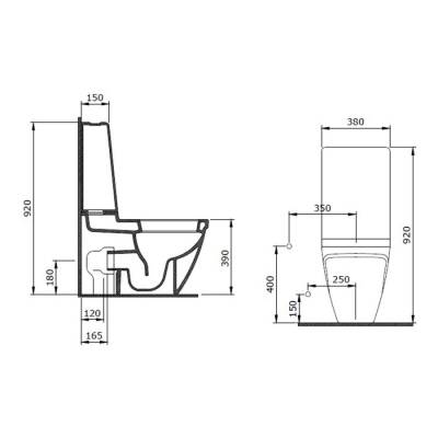 Bocchi Taormina Arch Rezervuar Mat Kaşmir (Klozet Hariç) 1126-011-0120 - BOCCHI (2)
