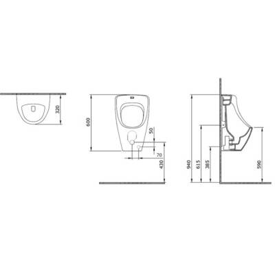 Bocchi Taormina ArchFotoselli Elektrikli Pisuvar Parlak Beyaz 1383-001-0134 - BOCCHI (1)