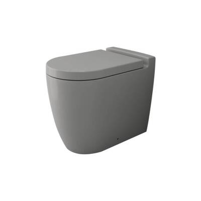 Bocchi Taormina Duvara Tam Dayalı Yerden Tek Klozet, Mat Gri 1301-006-0128 - BOCCHI