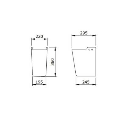 Bocchi Taormına Yarım Ayak Mat Siyah 1003-004-0338 - BOCCHI (1)