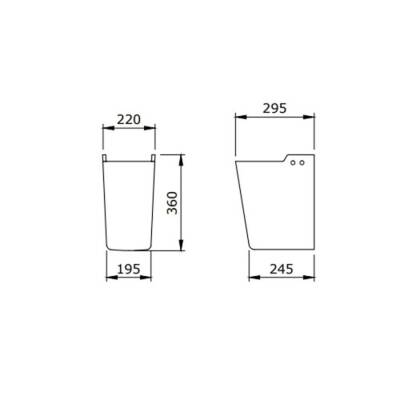 Bocchi Taormına Yarım Ayak Parlak Beyaz 1003-001-0338 - BOCCHI (1)
