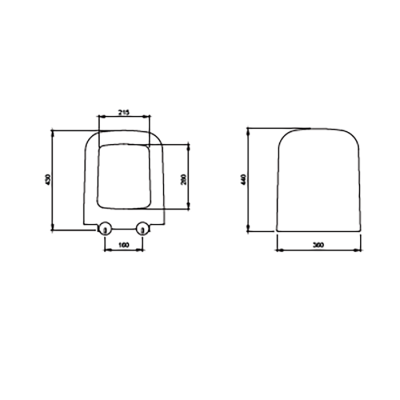 Bocchi Tutti S Klozet Kapağı, Mat Petrol Mavisi - BOCCHI (1)
