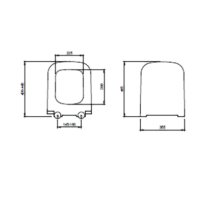 Bocchi Tutti Slim Klozet Kapağı Mat Beton - BOCCHI (1)