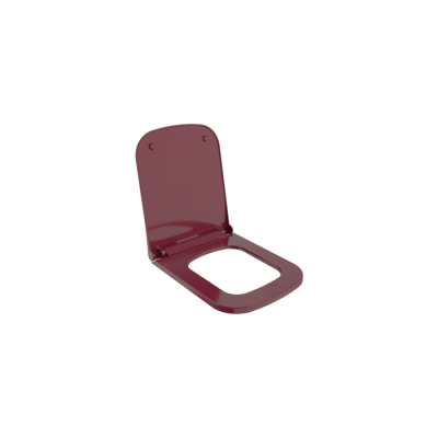 Bocchi Tutti Slim Klozet Kapağı, Parlak Burgonya Bordosu - BOCCHI