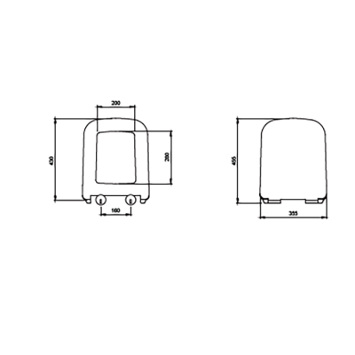 Bocchi Tutti Slim Klozet Kapağı, P.Burgonya Bordosu - BOCCHI (1)