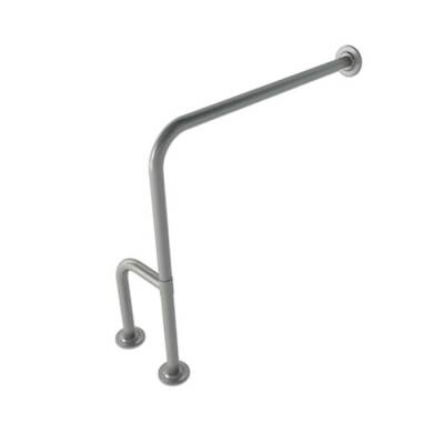 Bocchi Tutunma Barı 90 Derece Açılı Duvardan Ve Ayaklı Parlak Paslanmaz Çelik TBPC-102-1190 - BOCCHI