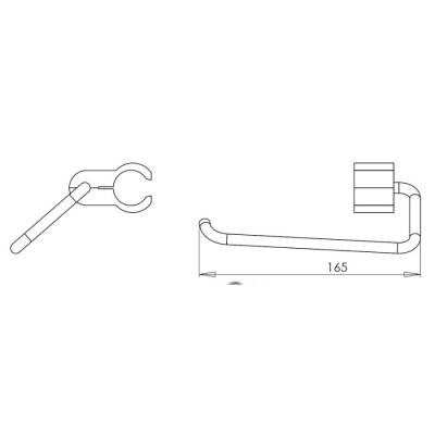 Bocchi Tuvalet Kağıdı Askısı Parlak Paslanmaz Çelik TBPC-102-0001 - BOCCHI (1)