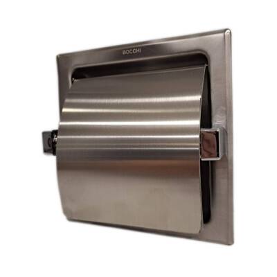 Bocchi Tuvalet Kağıtlık Ankastre Mat P.Çelik 3900 0033 - BOCCHI