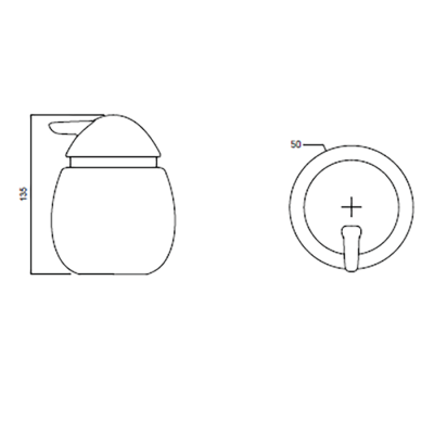 Bocchi Uovo Sıvı Sabunluk Mat Siyah - BOCCHI (1)