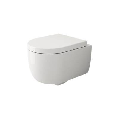 Bocchi V-Tondo Rimless Asma Klozet Kanalsız Kısa Kapak Hariç Parlak Beyaz 1417-001-0128 - BOCCHI