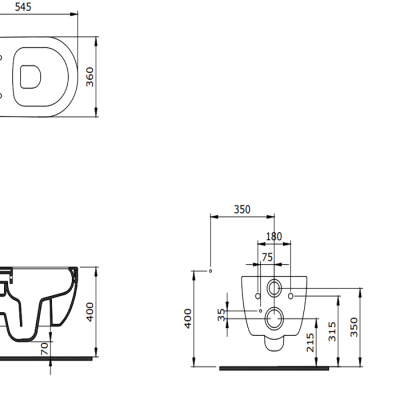 Bocchi V Tondo Rimless Asma Klozet Mat Petrol Mavisi - BOCCHI (1)