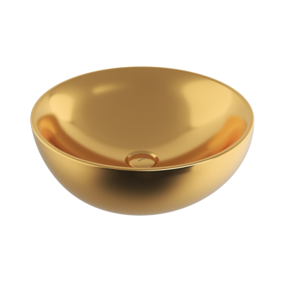 Bocchi Venezia 45 cm Çanak Lavabo Parlak Altın - BOCCHI
