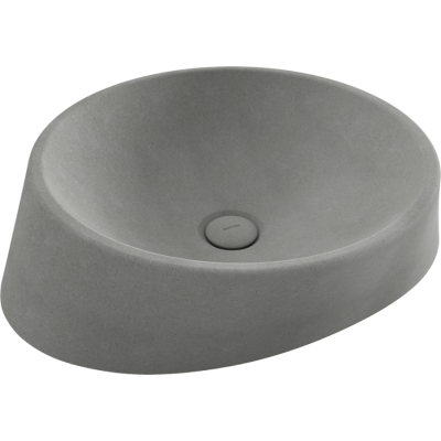Bocchi Venezia 56 cm Çanak Lavabo Mat Beton - BOCCHI
