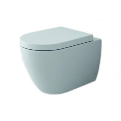 Bocchi Venezia Asma Klozet Kanalsız Mat Buz Mavi Kapak Hariç 1295-029-0128 - BOCCHI