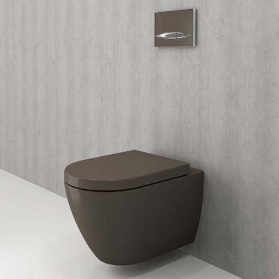 Bocchi Venezia Asma Klozet Kanalsız Mat Kahverengi Kapak Hariç 1295-025-0128 - BOCCHI (1)