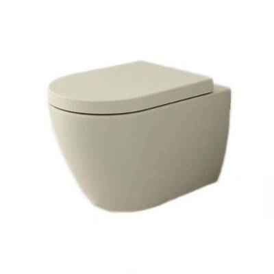 Bocchi Venezia Asma Klozet Kanalsız Mat Yasemin Kapak Hariç 1295-007-0128 - BOCCHI