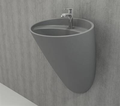 Bocchi Venezia Asma Monoblok Lavabo Mat Gri 1083-006-0126 - BOCCHI (1)