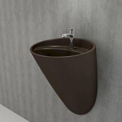 Bocchi Venezia Asma Monoblok Lavabo Mat Kahverengi 1083-025-0126 - BOCCHI (1)
