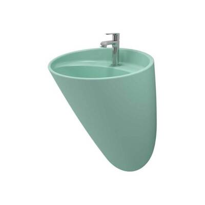 Bocchi Venezia Asma Monoblok Lavabo Mat Mint Yeşil 1083-033-0126 - BOCCHI