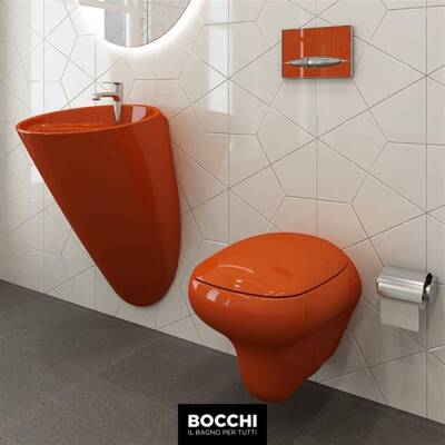 Bocchi Venezia Asma Monoblok Lavabo Parlak Turuncu 1083-012-0126 - BOCCHI (1)