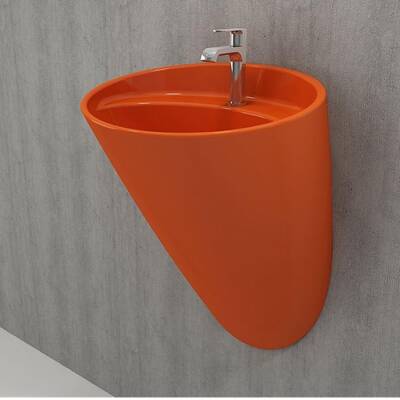 Bocchi Venezia Asma Monoblok Lavabo Parlak Turuncu 1083-012-0126 - BOCCHI (2)