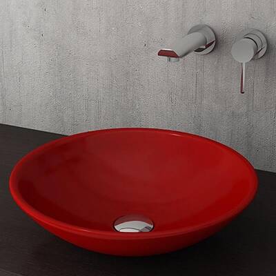 Bocchi Venezia Çanak Lavabo 40 cm Kırmızı 1120-019-0125 - BOCCHI (1)
