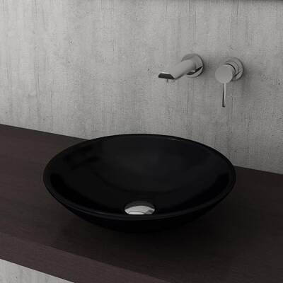 Bocchi Venezia Çanak Lavabo 40 cm Parlak Siyah 1120-005-0125 - BOCCHI (1)