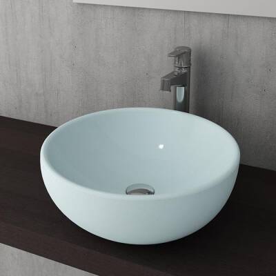 Bocchi Venezia Çanak Lavabo 45 cm Mat Buz Mavi 1119-029-0125 - BOCCHI (1)