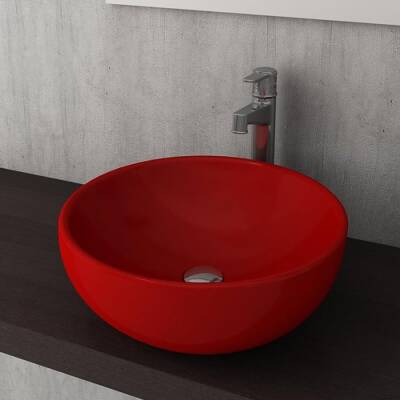 Bocchi Venezia Çanak Lavabo 45 cm Parlak Kırmızı 1119-019-0125 - BOCCHI (1)