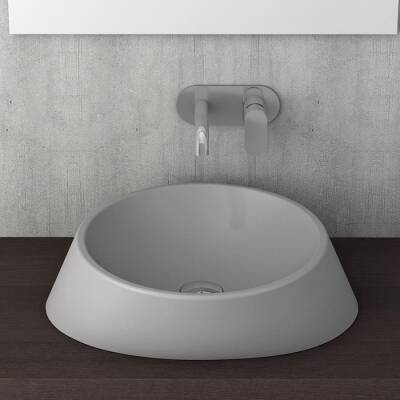 Bocchi Venezia Çanak Lavabo 56 cm Mat Gri 1010-006-0125 - BOCCHI (1)