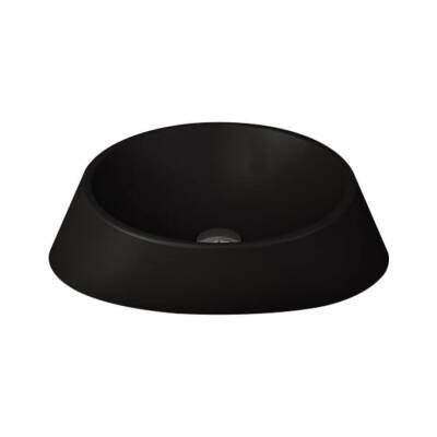 Bocchi Venezia Çanak Lavabo 56 cm Parlak Siyah 1010-005-0125 - BOCCHI