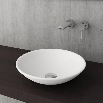 Bocchi Venezia Çanak Lavabo Mat Beyaz 40 cm 1120-002-0125 - BOCCHI (1)