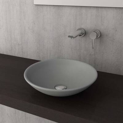 Bocchi Venezia Çanak Lavabo Mat Gri 40 cm 1120-006-0125 - BOCCHI (1)