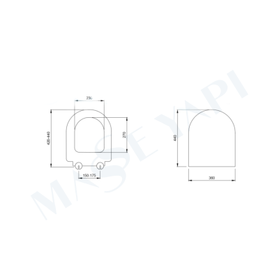 Bocchi Venezia Rimless Asma Klozet - Mat Gri Set (/Kapak Dahil) + Gömme Rezervuar Seti - BOCCHI (2)