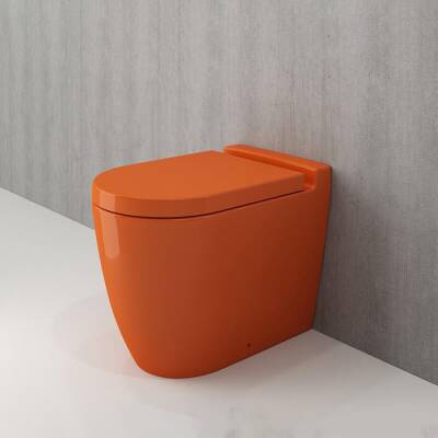 Bocchi Venezia Yerden Klozet Parlak Turuncu 1301-012-0128 - BOCCHI (1)