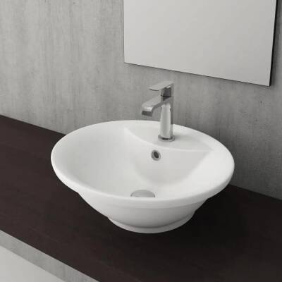 Bocchi Verona Çanak Lavabo 50 cm Mat Beyaz 1046-002-0126 - BOCCHI (1)