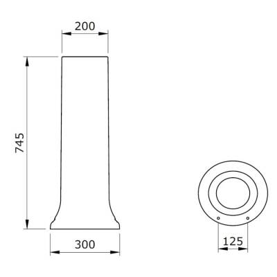 Bocchi Verona Kolon Ayak Parlak Bisküvi 1049-014-0320 - BOCCHI (1)
