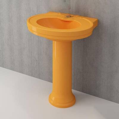 Bocchi Verona Lavabo 70 Cm Parlak Mandalina Sarısı 1047-021-0126 - BOCCHI