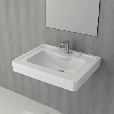 Bocchi Verona Lavabo 71 cm Mat Beyaz 1040-002-0126 - BOCCHI (1)