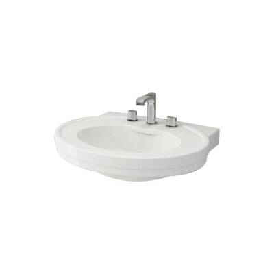 Bocchi Verona Lavabo Üç Armatür Delikli 70 cm Parlak Beyaz 1047-061-0127 - BOCCHI