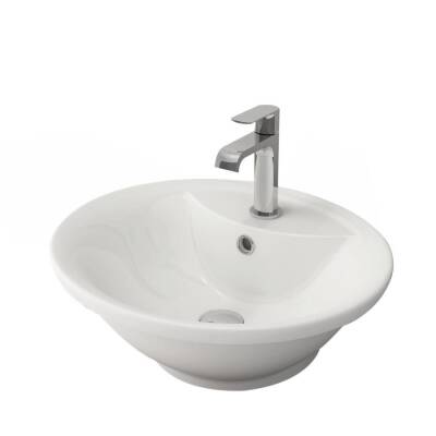 Bocchi Verona Tezgah Altı Lavabo 50 cm Parlak Beyaz 1046-061-0136 - BOCCHI