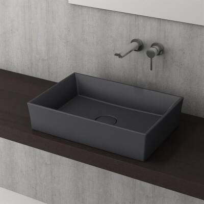 Bocchi Vessel Çanak Lavabo 56 cm Mat Antrasit 1172-020-0125 - BOCCHI (1)
