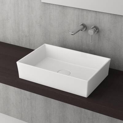 Bocchi Vessel Çanak Lavabo 56 cm Mat Beyaz 1172-002-0125 - BOCCHI (1)
