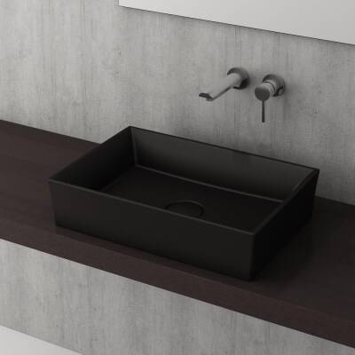 Bocchi Vessel Çanak Lavabo 56 cm Mat Siyah 1172-004-0125 - BOCCHI (1)