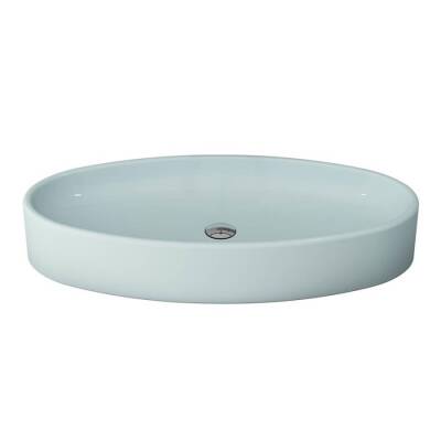 Bocchi Vessel Elips Çanak Lavabo 85 Cm Mat Buz Mavi 1014-029-0125 - BOCCHI