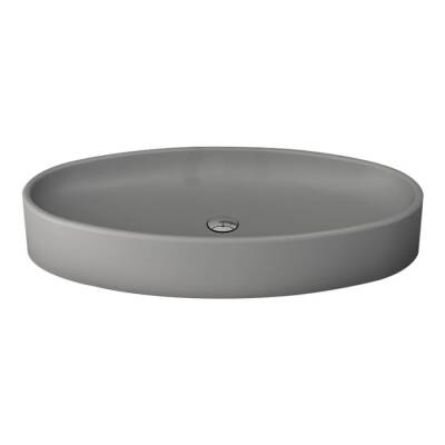 Bocchi Vessel Elips Çanak Lavabo 85 Cm Mat Gri 1014-006-0125 - BOCCHI