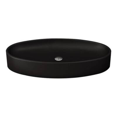 Bocchi Vessel Elips Çanak Lavabo 85 Cm Parlak Siyah 1014-005-0125 - BOCCHI