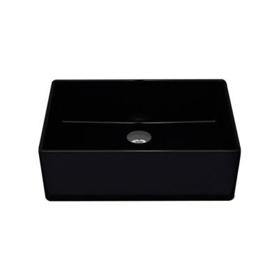 Bocchi Vessel Tezgah Üstü Lavabo 38x38 cm Parlak Siyah 1173-005-0125 - BOCCHI