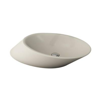 Bocchi Vessel Yatay Çanak Lavabo 72 cm Mat Yasemin 1013-007-0125 - BOCCHI